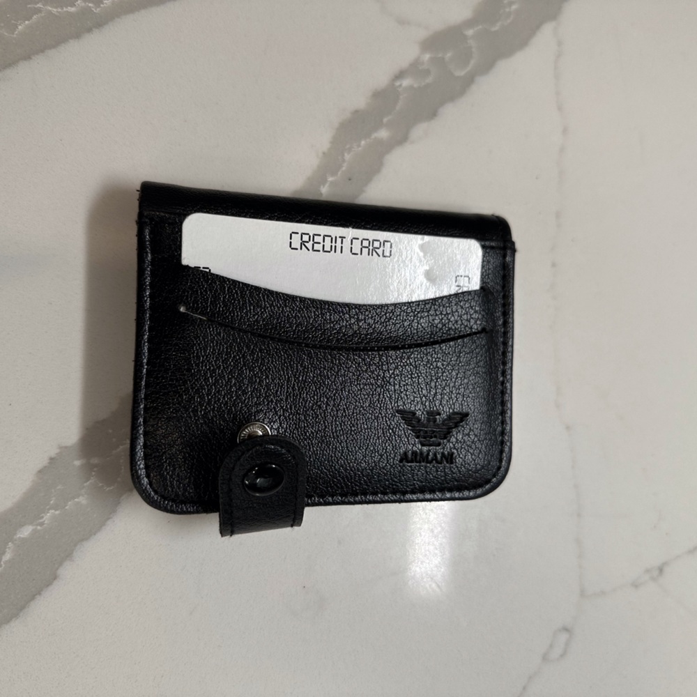 Armani Card Case Wallet New